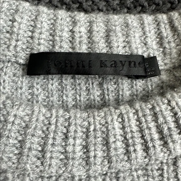 Jenni Kayne Cashmere Fisherman Sweater Small Size - Picture 6 of 9